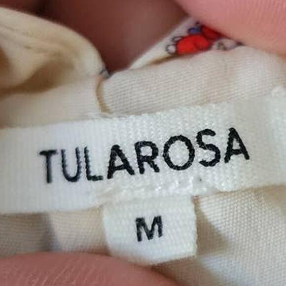 Tularosa Amelia Romper In Polkadot Scarf Satin - Picture 6 of 11